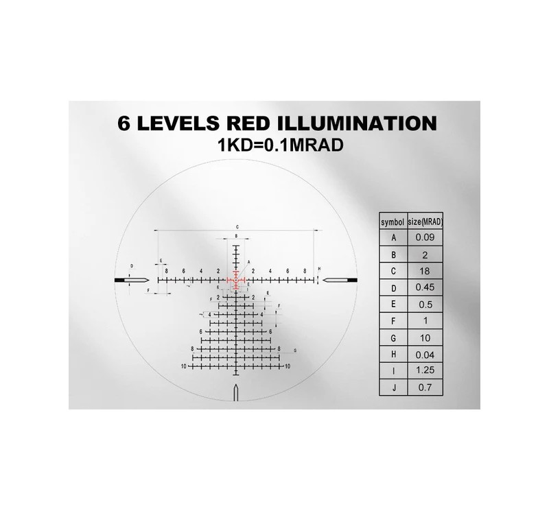 Discovery Optic ED-LHT Gen II 3-15x50 SFIR FFP-Z MRAD