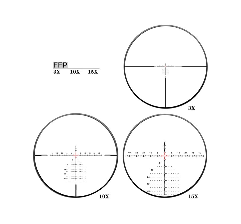 Discovery Optic ED-LHT Gen II 3-15x50 SFIR FFP-Z MRAD
