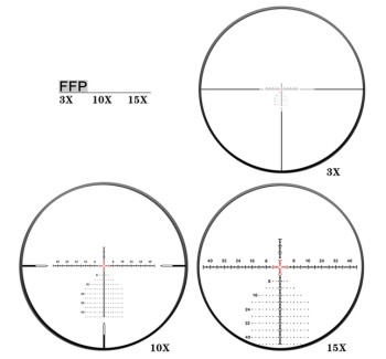 Discovery Zielfernrohr ED-LHT Gen II 3-15x50 SFIR FFP-Z MRAD