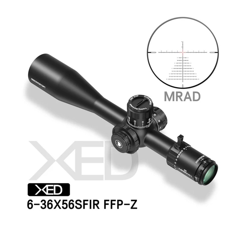 Discovery Optic XED 6-36x56 SFIR FFP-Z MRAD