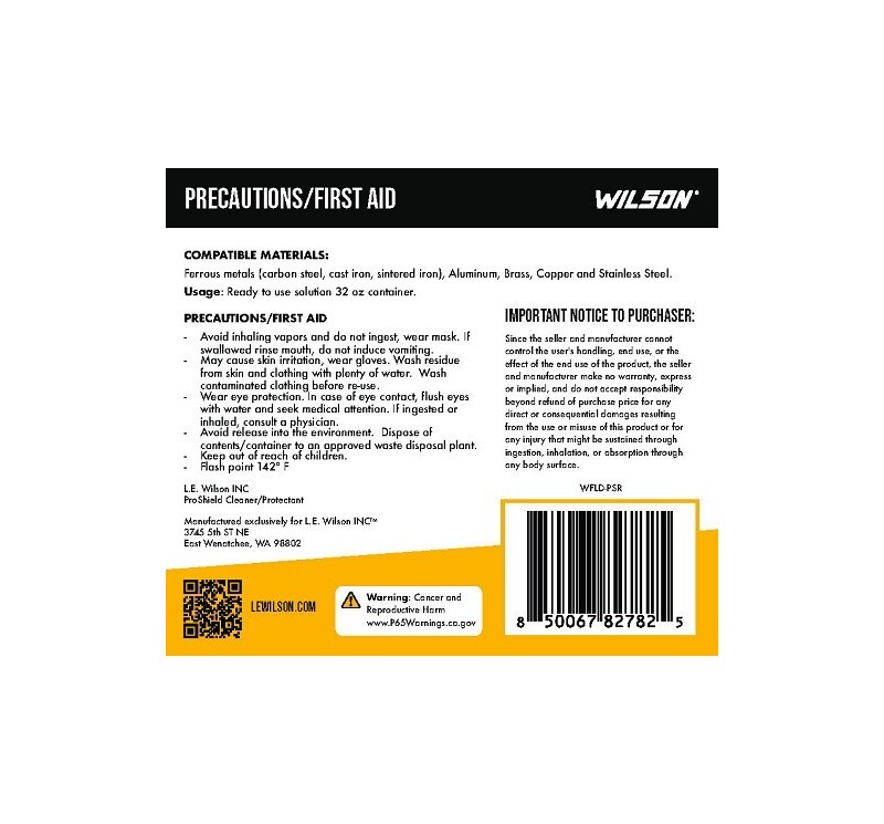 L.E. Wilson Olio Proshield Clean 32 Oz.