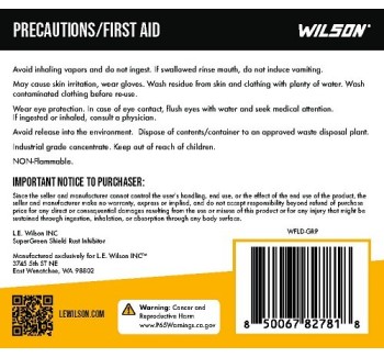 L.E. Wilson Antiruggine SuperGreen Shield 32 Oz.