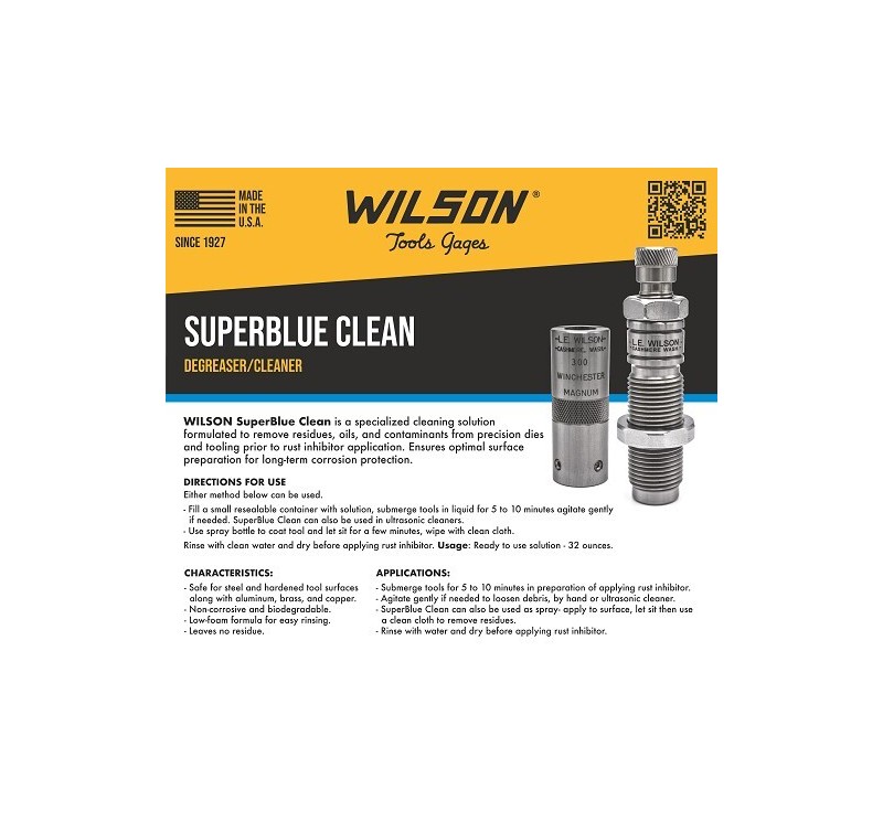 L.E. Wilson SuperBlue Clean Degreaser/Cleaner 32 Oz.