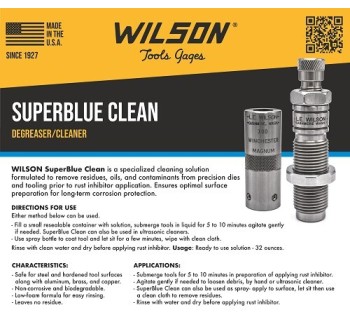 L.E. Wilson Sgrassatore SuperBlue Clean 32 Oz.