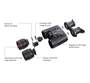 Hikmicro Binocolo HABROK Pro HX60LS 850nm