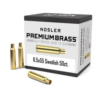 NOSLER CUSTOM BOSSOLI CAL 6.5x55mm SWEDISH 50PZ
