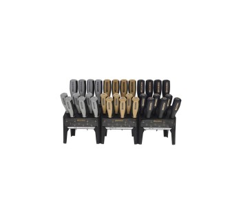Wheeler Set 30 Cacciaviti Esagonali SAE/Metrici e Torx con Supporto da Banco