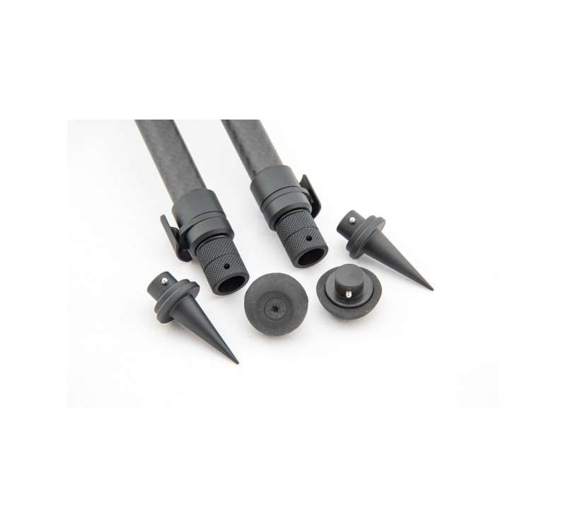 Tacband Carbonfaser-Zweibein mit Picatinny-Schiene und einstellbarer Neigung 8"-11"