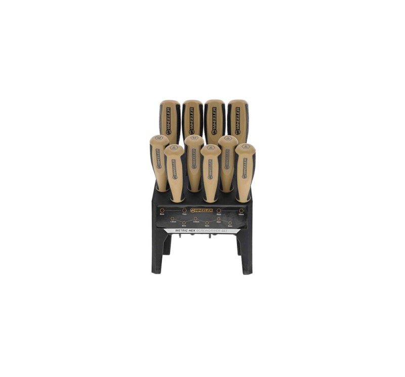 Wheeler 30 Piece SAE/Metric Hex & Torx Benchtop Screwdriver Set
