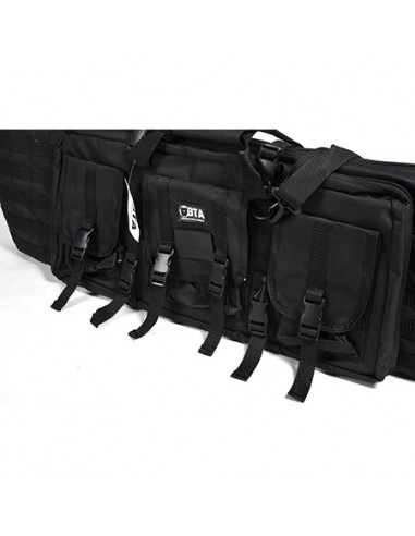 BTA DOUBLE RIFLE CASE 8 POCKETS 42" WITH SHOULDER STRAPS BTA DOUBLE RIFLE CASE 8 POCKETS 42" WITH SHOULDER STRAPS