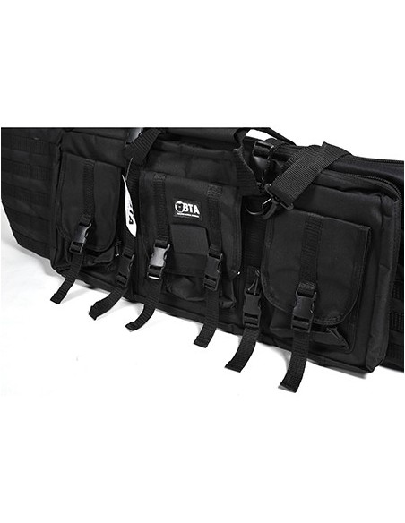 BTA DOUBLE RIFLE CASE 8 POCKETS 42" WITH SHOULDER STRAPS BTA DOUBLE RIFLE CASE 8 POCKETS 42" WITH SHOULDER STRAPS