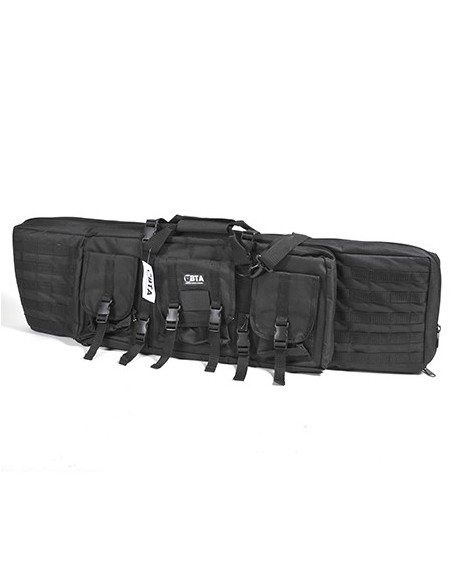 BTA DOUBLE RIFLE CASE 8 POCKETS 42" WITH SHOULDER STRAPS BTA DOUBLE RIFLE CASE 8 POCKETS 42" WITH SHOULDER STRAPS