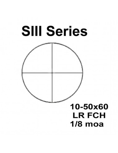 Sightron SIII Series 10-50x60 LR FCH 1/8 Sightron SIII Series 10-50x60 LR FCH 1/8