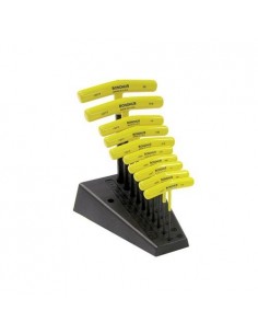 Bondhus T-Handle Hex Tool Set w/Stand