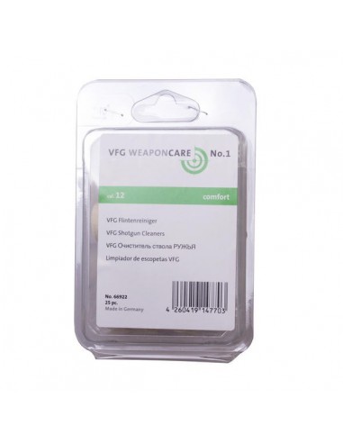 VFG GUN CLEANING FELT PELLETS CAL. 12 25PCS COMFORT VFG GUN CLEANING FELT PELLETS CAL. 12 25PCS COMFORT