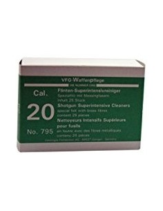 VFG GUN CLEANING FELT PELLETS CAL. 20 25PCS SUPERINTENSIVE
