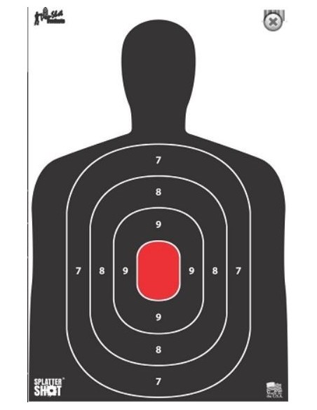Bersaglio 12" x 18" Silhouette Target Paper BC27 - 1 Pezzo