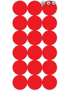 Splatter Shot 1" RED Repair Pasters - 1 Pezzo