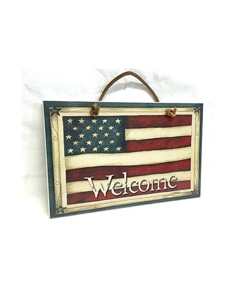 Quadretto WELCOME USA da appendere      