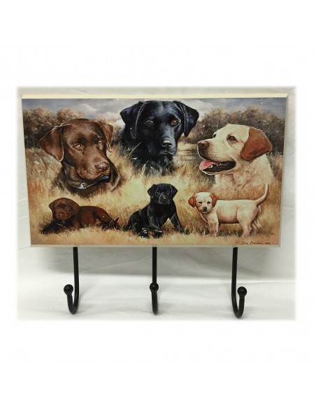 Appendino 3 Ganci Decorato DOG