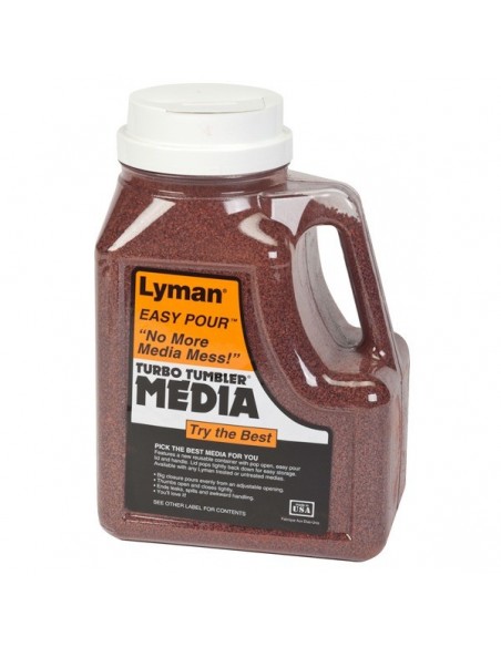 LYMAN TURBO TUMBLER MEDIA TUFNUT RED 7LBS.