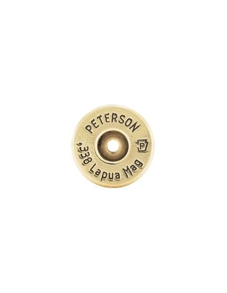 PETERSON BOSSOLI CAL. 338 LAPUA MAGNUM 50 PZ. PETERSON BOSSOLI CAL. 338 LAPUA MAGNUM 50 PZ.