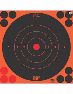 PRO SHOT SPLATTERSHOT 12" ORANGE BULLSEYE