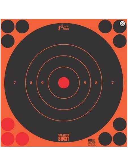 PRO SHOT SPLATTERSHOT 12" ORANGE BULLSEYE