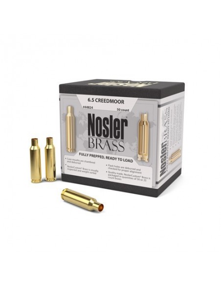 NOSLER CUSTOM BOSSOLI 6,5 CREEDMOOR 50PZ. NOSLER CUSTOM BOSSOLI 6,5 CREEDMOOR 50PZ.