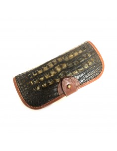 RISERVA KROKODILLEDER PATRONENETUI KAL. 12 / 6 KUGELPATRONEN R1495