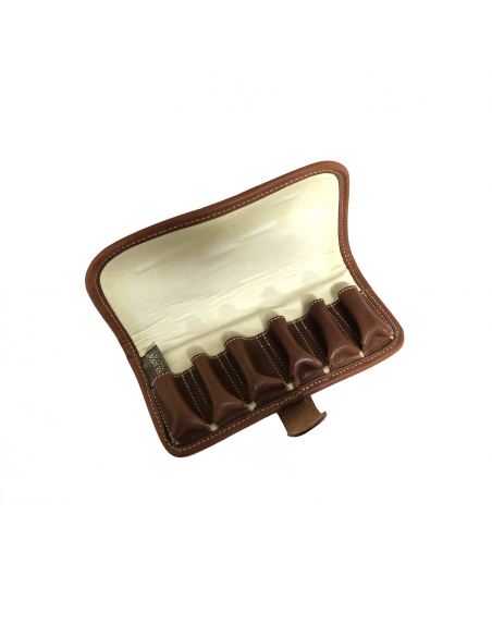 RISERVA PORTACOLPI IN PELLE DI COCCODRILLO CAL. 12 / 6 CELLE R1495 RISERVA PORTACOLPI IN PELLE DI COCCODRILLO CAL. 12 / 6 CELLE R1495