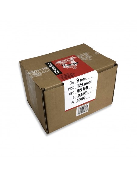 BULLETS CAL. 9X21 124GR RN BB 3.56 1000PCS.