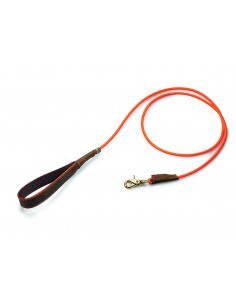 RISERVA GUINZAGLIO PER CANI IN NYLON/PELLE ARANCIONE R2198 2