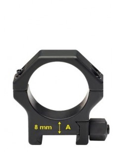 CONTESSA SET OF PICATINNY RINGS D. 40MM