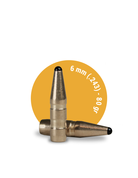 FOX BULLETS CLASSIC HUNTER 6 MM (.243) 80 gr FOX BULLETS CLASSIC HUNTER 6 MM (.243) 80 gr