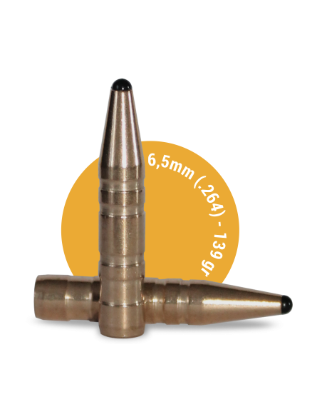 FOX BULLETS CLASSIC HUNTER 6,5 MM (.264) 139 gr FOX BULLETS CLASSIC HUNTER 6,5 MM (.264) 139 gr