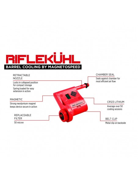 MAGNETOSPEED RIFLEKÜHL BARREL COOLER MAGNETOSPEED RIFLEKÜHL BARREL COOLER