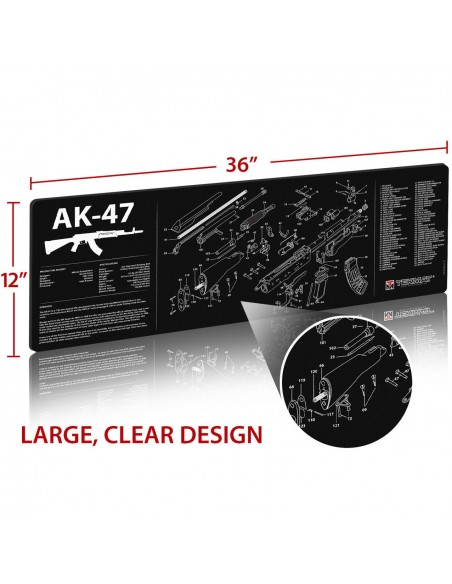 TEKMAT AK-47 Gun Cleaning Mat TEKMAT AK-47 Gun Cleaning Mat