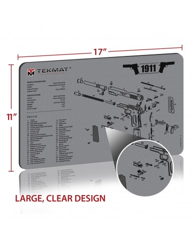 TEKMAT 1911 Grey Gun Cleaning Mat TEKMAT 1911 Grey Gun Cleaning Mat