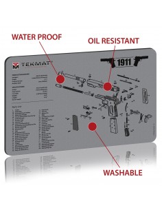 TEKMAT 1911 Grey Gun Cleaning Mat 2