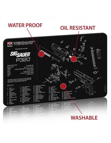 TEKMAT Sig Sauer P320 Gun Cleaning Mat TEKMAT Sig Sauer P320 Gun Cleaning Mat