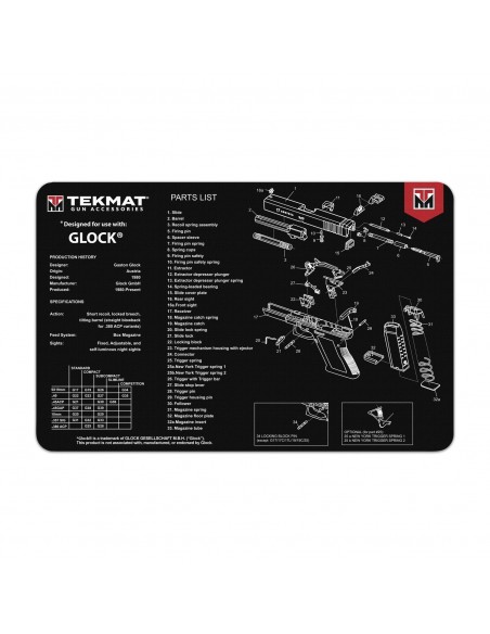 TEKMAT Glock Gun Cleaning Mat TEKMAT Glock Gun Cleaning Mat