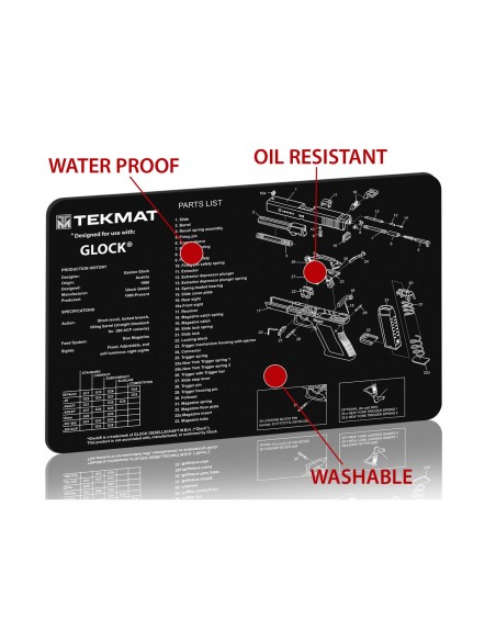 TEKMAT Glock Gun Cleaning Mat TEKMAT Glock Gun Cleaning Mat