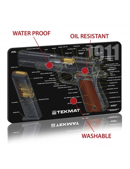 TEKMAT 1911 Cut Away Gun Cleaning Mat TEKMAT 1911 Cut Away Gun Cleaning Mat